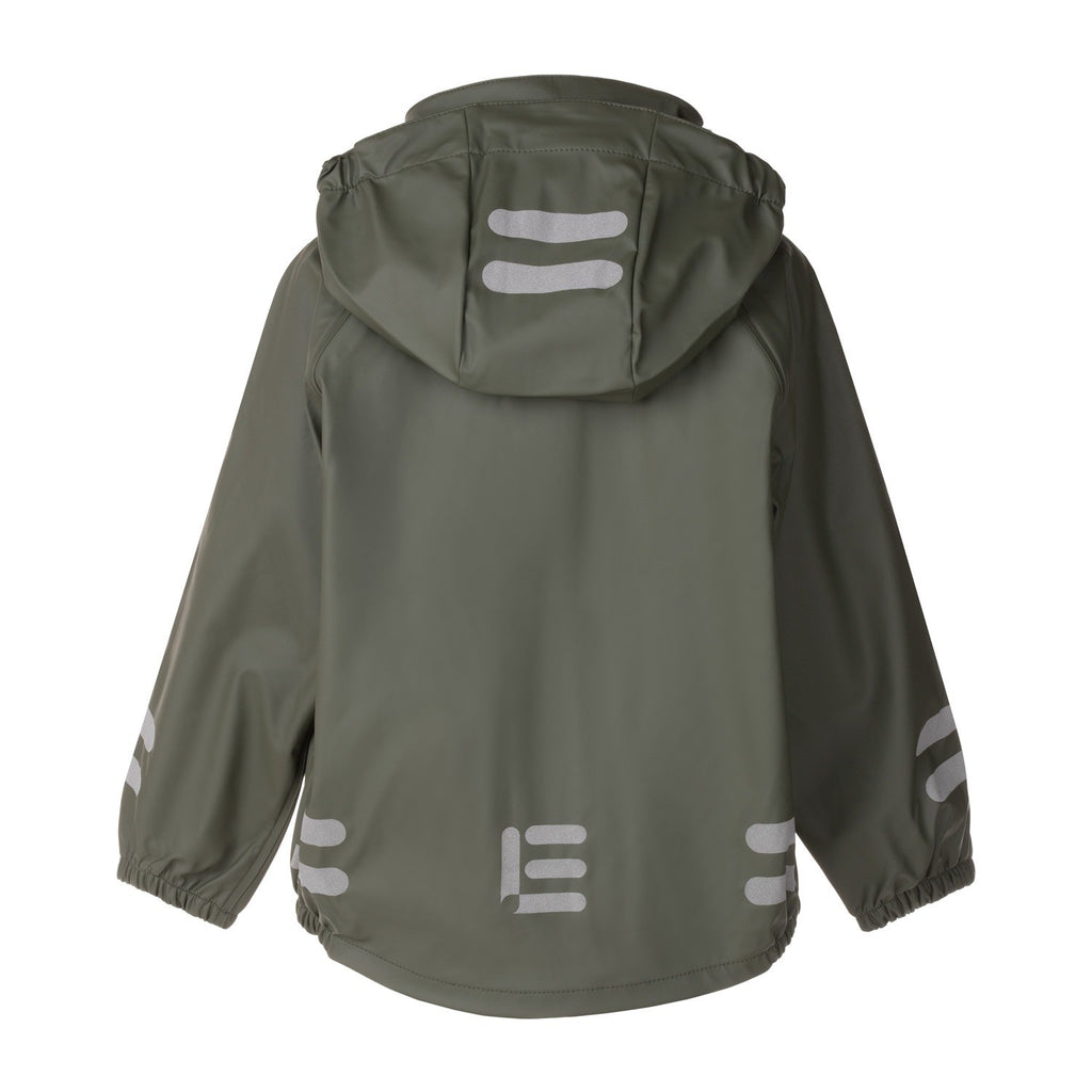 Kids’ Waterproof Rain Jacket – Green