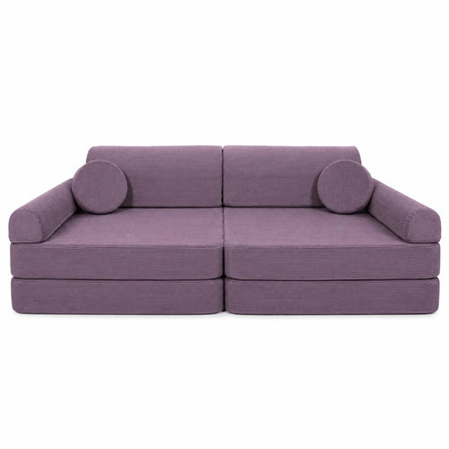 MeowBaby® Large Slimcord Premium Sofa - Lavender