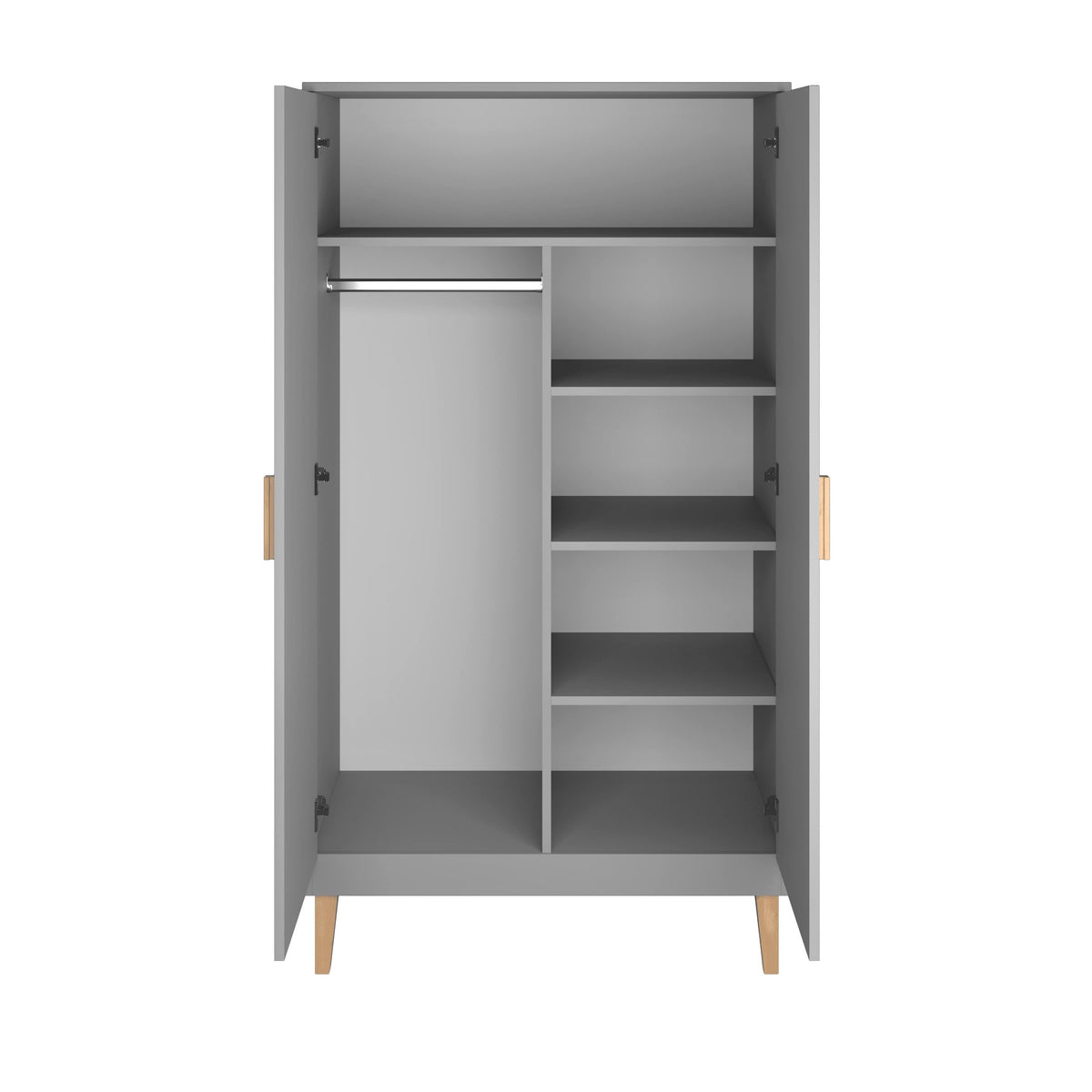 Wardrobe Kubi - Grey