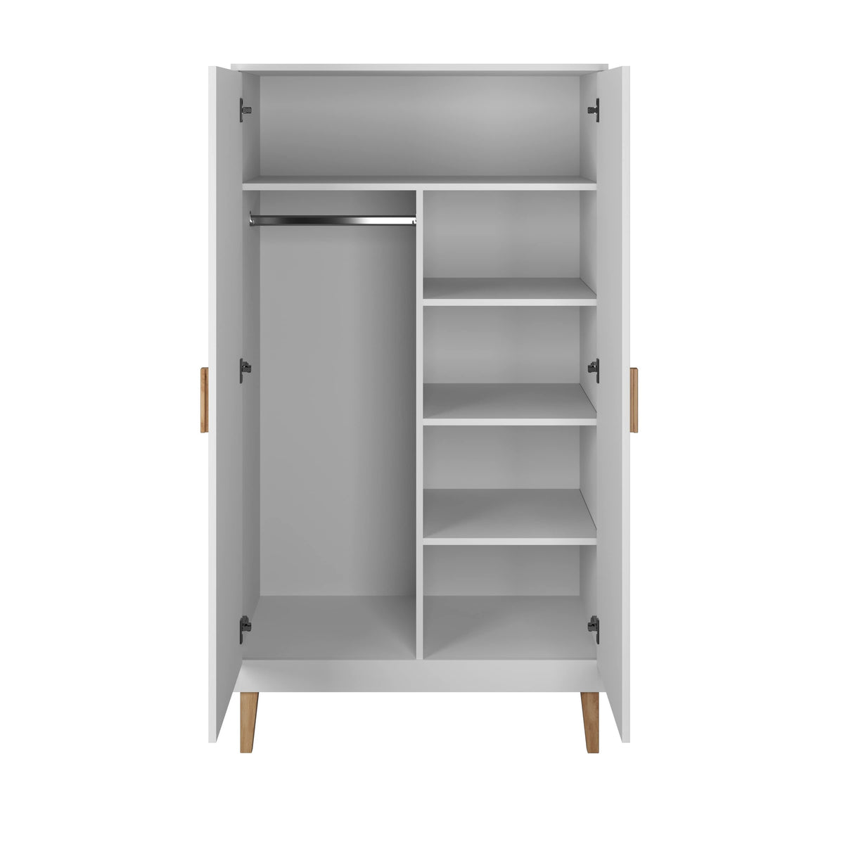Wardrobe Kubi - White